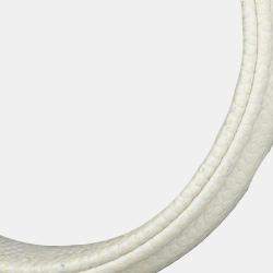 Chanel White Caviar School Memory Mini Top Handle Flap