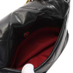 Chanel Black Medium Lambskin 19 Flap