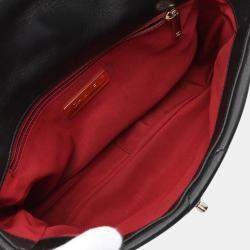 Chanel Black Medium Lambskin 19 Flap