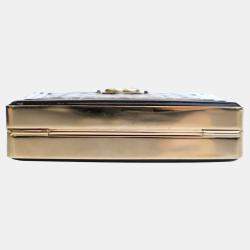 Chanel Black Patent Calfskin Boy Clutch with Chain