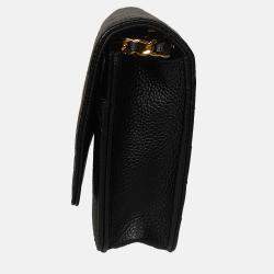 Chanel Black Caviar Classic WOC in GHW