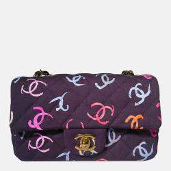 Chanel Multicolour CC Mini Classic SS24 Flap in GHW