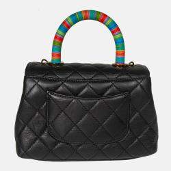 Chanel Extra Mini Coco Rainbow Top Handle Bag