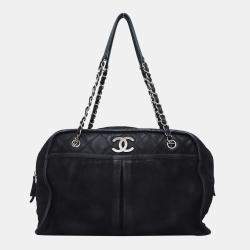 Chanel Nubuck Leather Ultra Soft Natural Beauty Bag