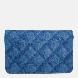 Chanel Blue Denim WOC