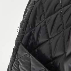 Chanel Black Quilted Nylon Coco Cocoon Rolling Trolley Case