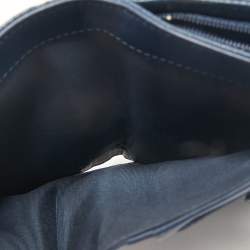 Chanel Blue Caviar Leather French Wallet