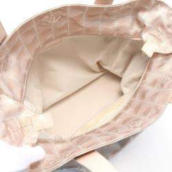 Chanel Pink Canvas New Travel Line GM Tote Bag