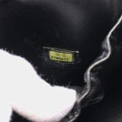 Chanel Black Grained Galfskin Leather Coco Mark Vanity Handbag 