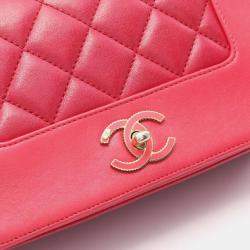 Pre Owned Chanel Quilted Sheepskin Vintage Mademoiselle Flap Bag