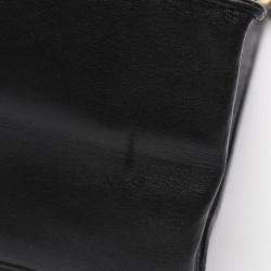 Chanel Black  Lambskin Vintage CC Chain Tote Bag XL 