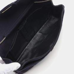 Chanel Navy Fabric Union Jack Shoulder Bag