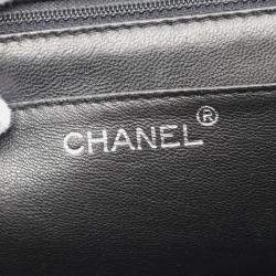 Chanel Black Caviar Quilted Jumbo Kelly Flap Bag