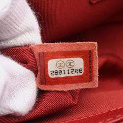 Chanel Red Grained Leather Boy Shoulder Bag