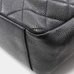 Pre Owned Chanel Black Leather PST Chain Shoulder Bag