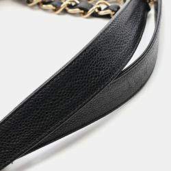 Pre Owned Chanel Black Leather PST Chain Shoulder Bag