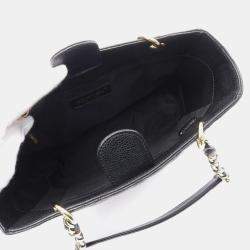 Pre Owned Chanel Black Leather PST Chain Shoulder Bag