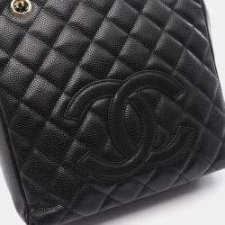 Pre Owned Chanel Black Leather PST Chain Shoulder Bag