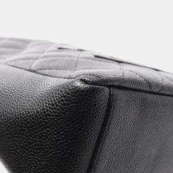 Chanel Black Leather PST Chain Shoulder Bag