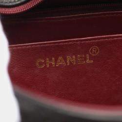 Chanel Black Leather Diana Shulder Bag