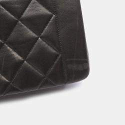 Chanel Black Leather Diana Shulder Bag