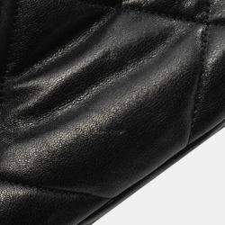 Chanel Black Lambskin Leather Medium 19 Flap Bag