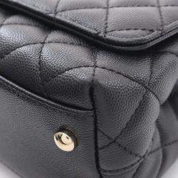 Chanel Black Leather Coco Handle XXS Shoulder Bag  