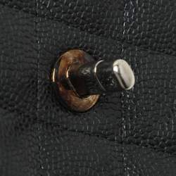 Chanel Black Quilted Leather Jumbo Classic Double Flap Bag