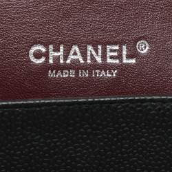 Chanel Black Quilted Leather Jumbo Classic Double Flap Bag