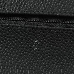 Chanel Black Quilted Leather Jumbo Classic Double Flap Bag