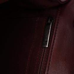 Chanel Burgundy Lambskin Paris-Salzburg Medium Tyrolean Flap Bag