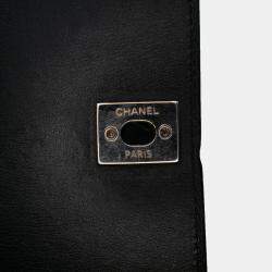 Chanel Black Quilted Aged Calfskin Be CC Shopper Tote