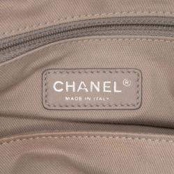 Chanel Black Quilted Aged Calfskin Be CC Shopper Tote