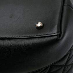Chanel Black Quilted Aged Calfskin Be CC Shopper Tote