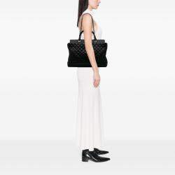 Chanel Black Quilted Aged Calfskin Be CC Shopper Tote