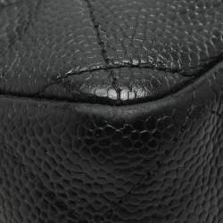 Chanel Black Quilted Leather Jumbo Classic Double Flap Bag
