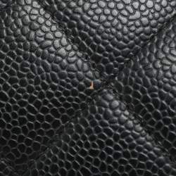 Chanel Black Quilted Leather Jumbo Classic Double Flap Bag