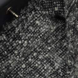 Chanel Black Quilted Leather and Funny Tweed CC Shopper Tote
