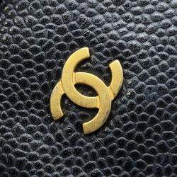 Chanel Black Soft Caviar Leather Small Chanel 22 Handbag