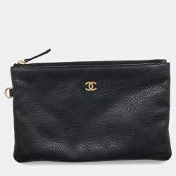 Chanel Black Soft Caviar Leather Small Chanel 22 Handbag