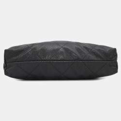Chanel Black Soft Caviar Leather Small Chanel 22 Handbag