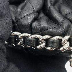 Chanel Black Lambskin Chain Around Shoulder Bag