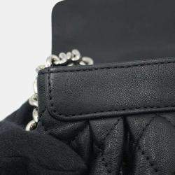 Chanel Black Lambskin Chain Around Shoulder Bag