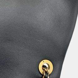 Chanel Black Lambskin 19 Flap Chain Shoulder Bag 20