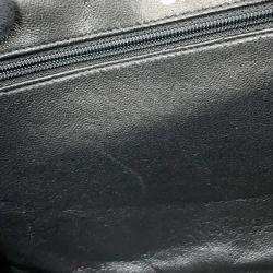 Chanel Black Cotton Matelasse Double Face Handbag
