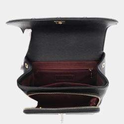 Chanel Affinity 2Way Shoulder Bag Black Caviar Leather