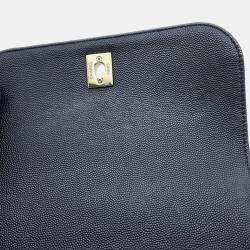 Chanel Affinity 2Way Shoulder Bag Black Caviar Leather