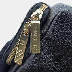 Chanel Affinity 2Way Shoulder Bag Black Caviar Leather