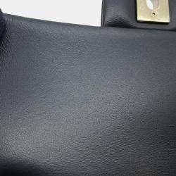 Chanel Matelasse Single Flap Chain shoulder Black Lambskin Size 20