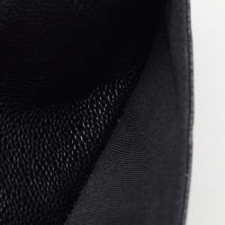 Chanel Black Quilted Caviar Leather CC Classic Wallet On Chain